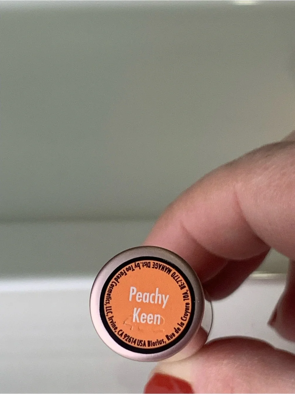 Discontinued Color Peachy Keen Too Faced La Crème Tinted Lip Balm